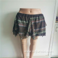 Wholesale 100% Polyester Floral Printed National-style Skirt